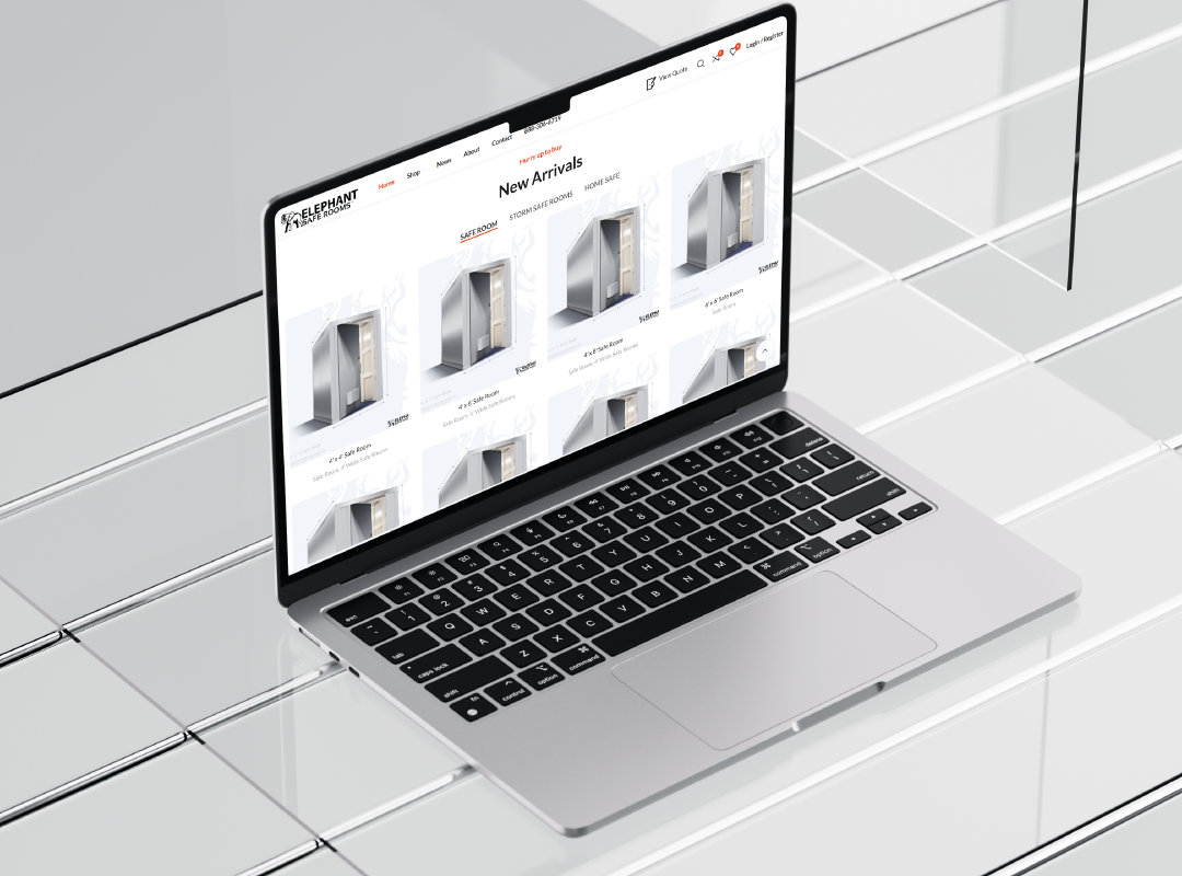 Elephant Safe Room targets homeowners and businesses seeking advanced safety solutions through custom safe room designs. This project was born from a need to educate and reassure clients about safety options, blending innovative design with practical functionality.